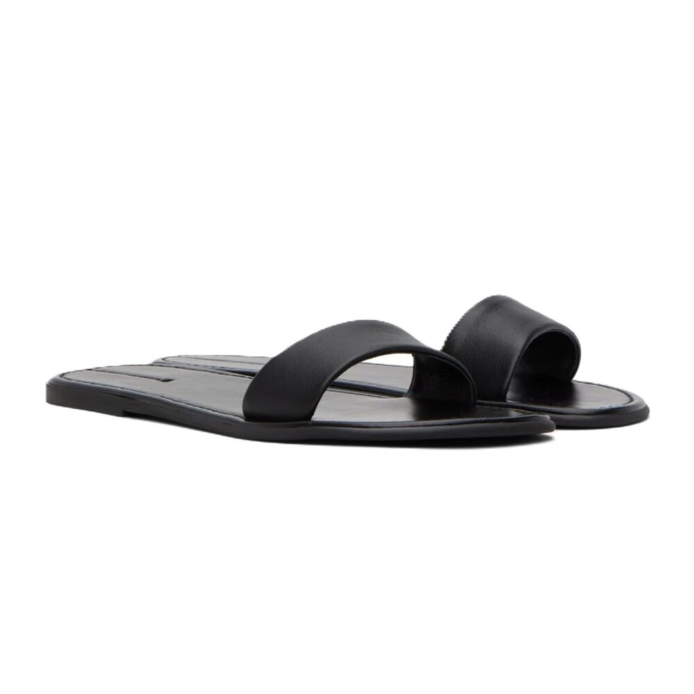 The Row Beach Slides in size 36 Black